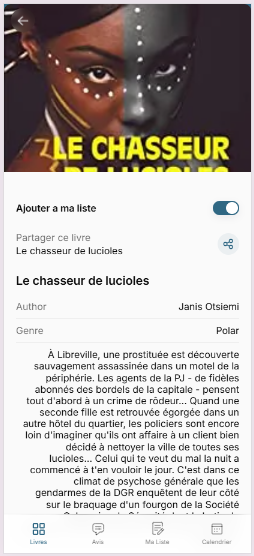 Book Details Screenshot